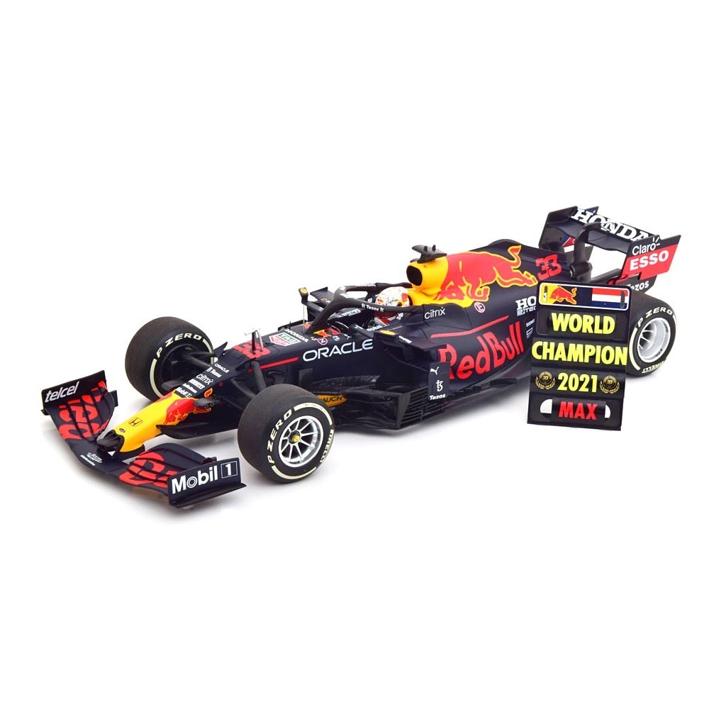 RED BULL RB16B WINNER GP ABU DHABI - 2021 VERSTAPPEN - MINICHAMPS 1:18
