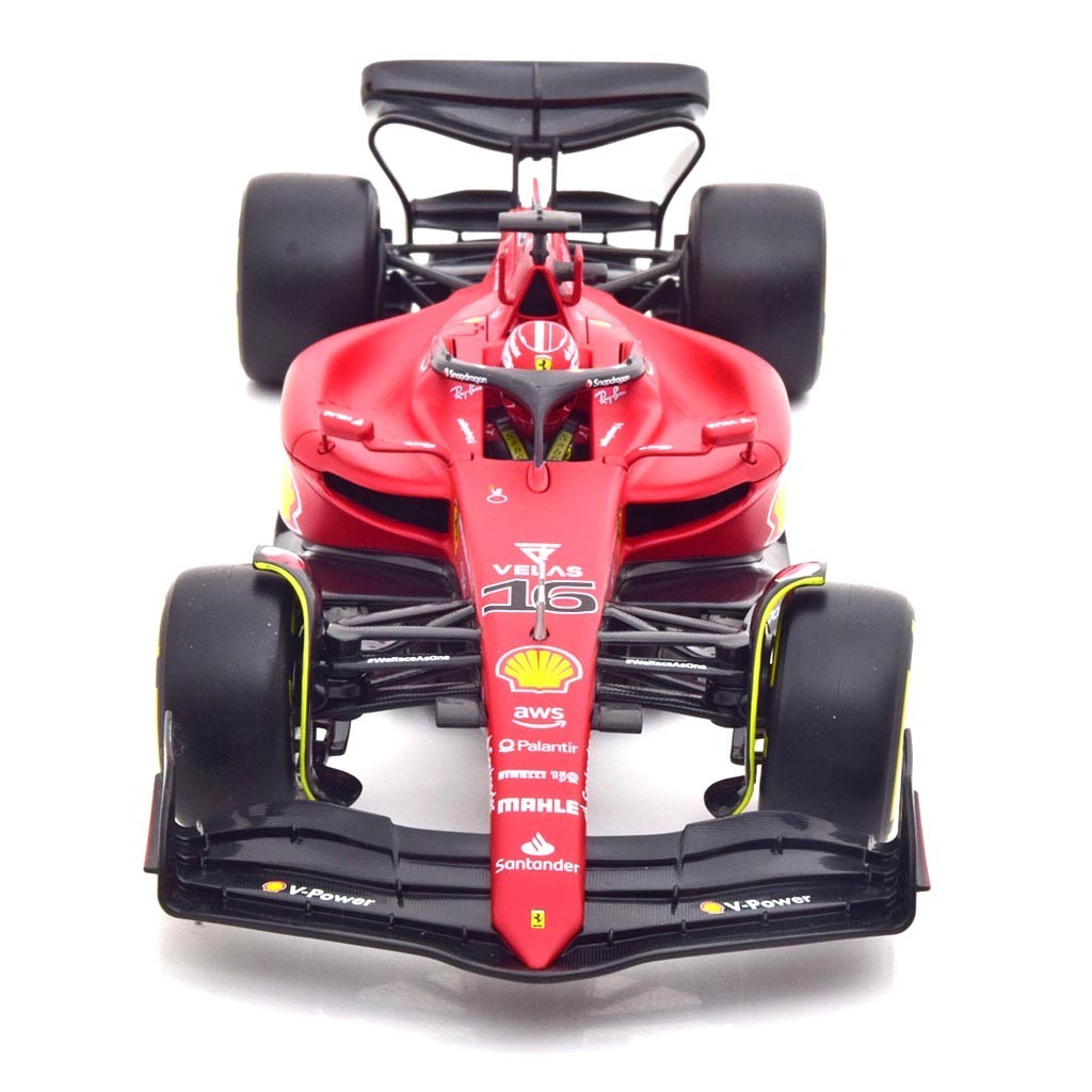 FERRARI F1-75 MEDIUM TYRES 2022 LECLERC BBURAGO - 1:18