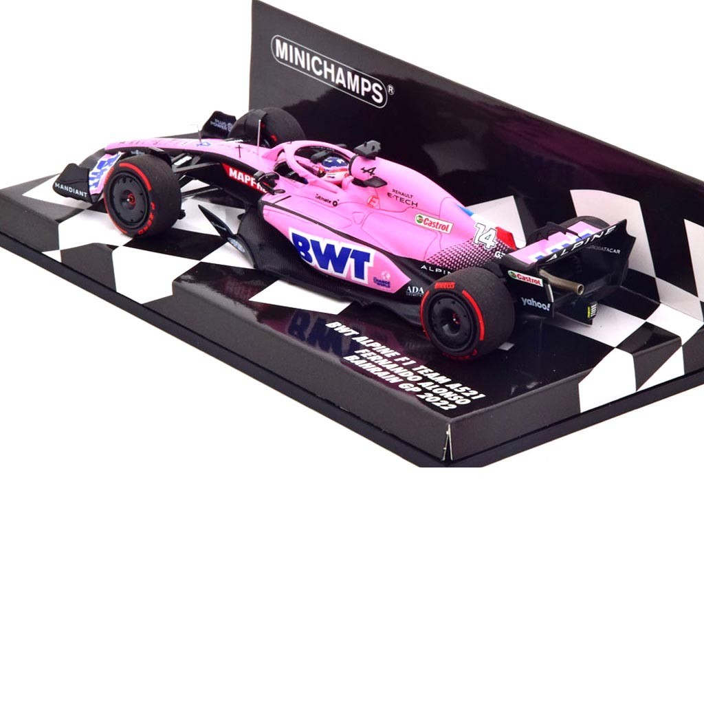 ALPINE F1 A522 GP BAHRAIN 2022 ALONSO MINICHAMPS 1:43