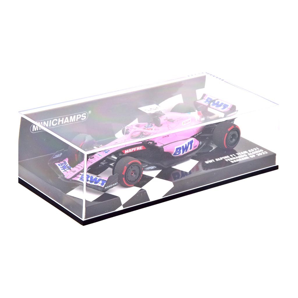 ALPINE F1 A522 GP BAHRAIN 2022 ALONSO MINICHAMPS 1:43