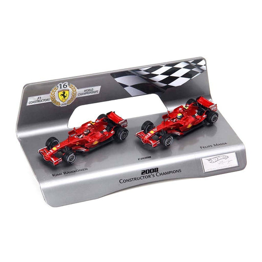 FERRARI F1 F2008 CONSTRUCTORS CHAMPIONS KIMI RAIKKONEN&FELIPE MASSA – 1:43