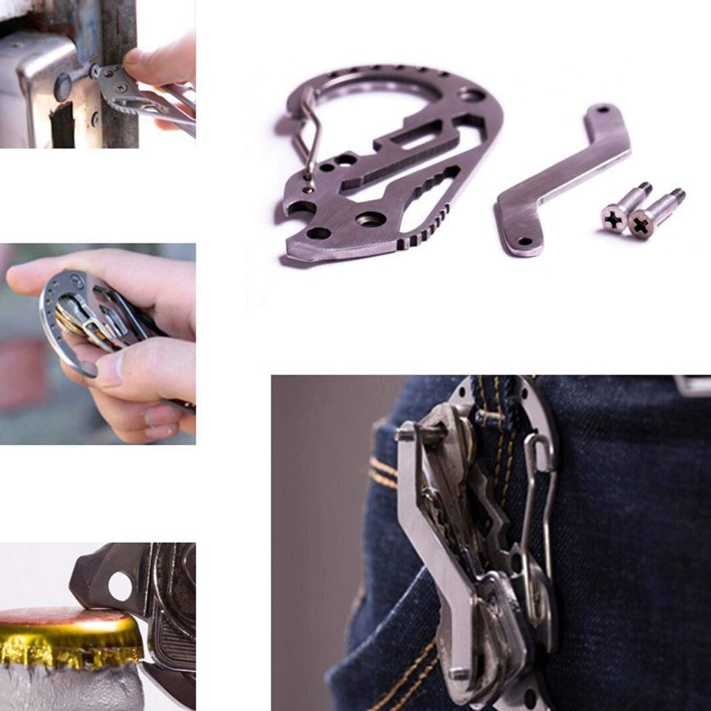 CARABINER MULTITOOL 5 IN 1