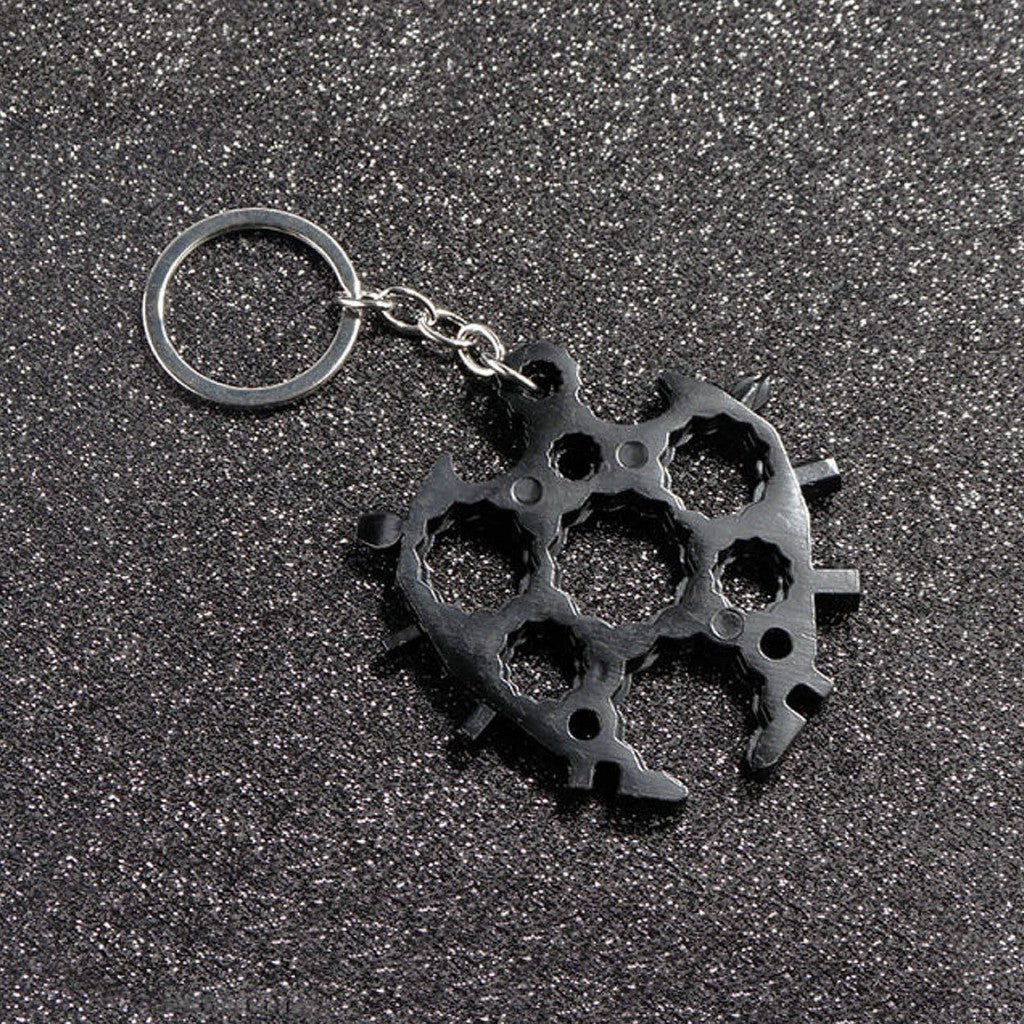 MULTITOOL KEYCHAIN "TURTLE" 20 IN 1 - BLACK