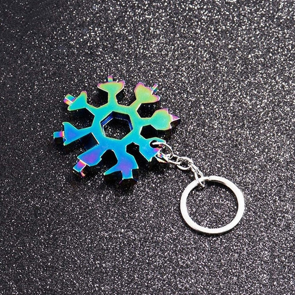 MULTITOOL KEYCHAIN "SNOWFLAKE" 18 IN 1 - ELEGANCE