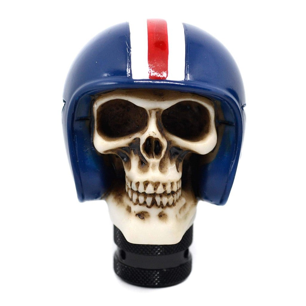GEAR SHIFT KNOB "SKULL IN A RACING HELMET"