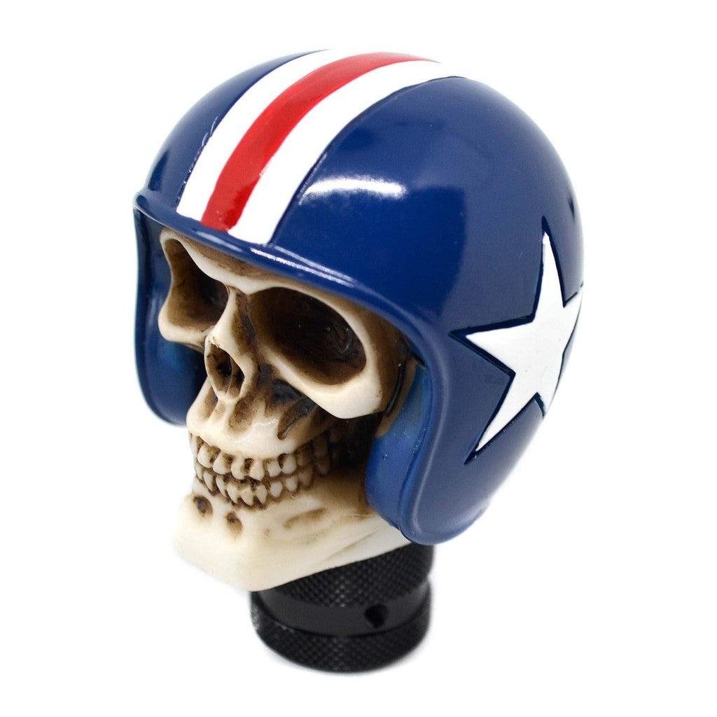 GEAR SHIFT KNOB "SKULL IN A RACING HELMET"
