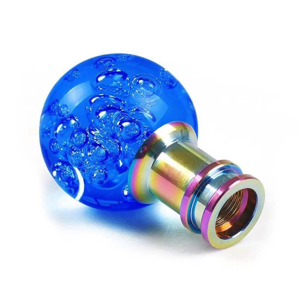 DARK BLUE ACRYLIC SPHERE - 'BUBBLE' SHIFT KNOB