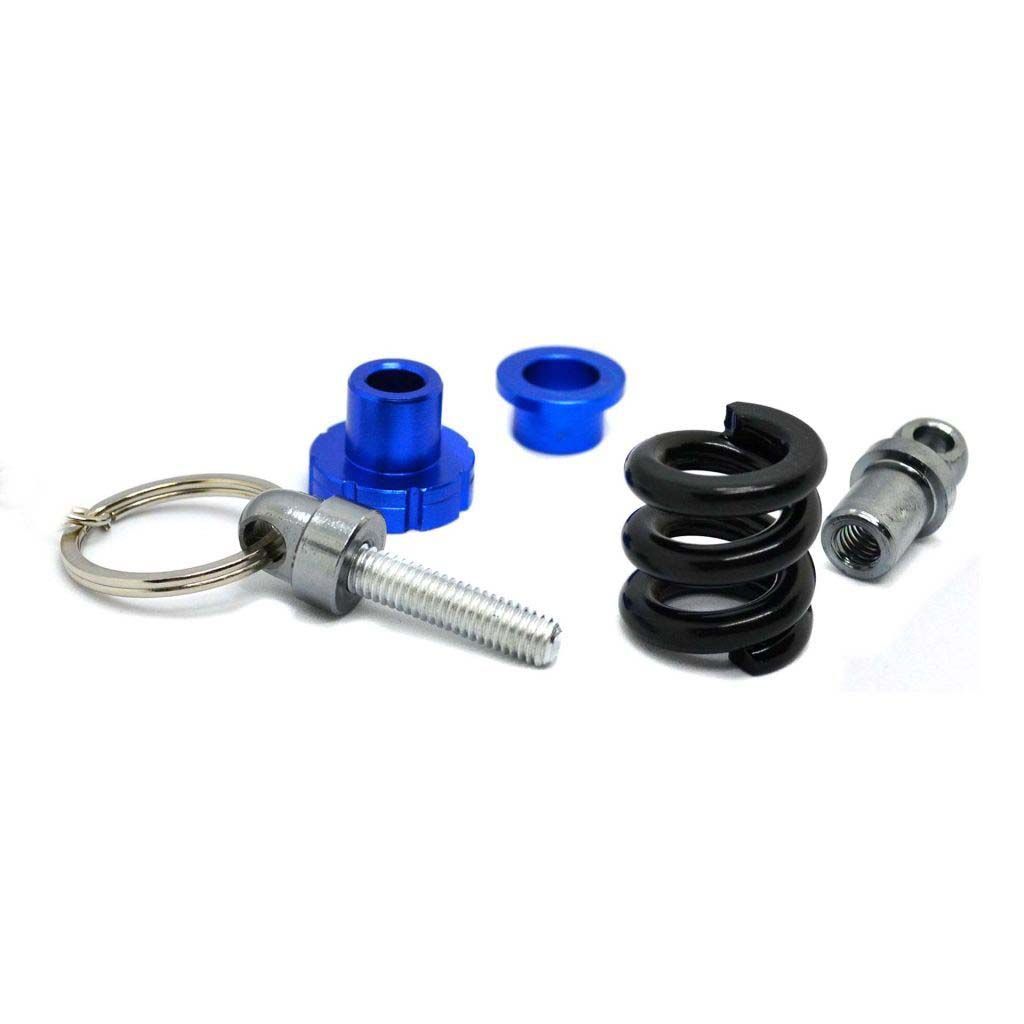 DISASSEMBLED SHOCK ABSORBER KEYCHAIN - DARK BLUE