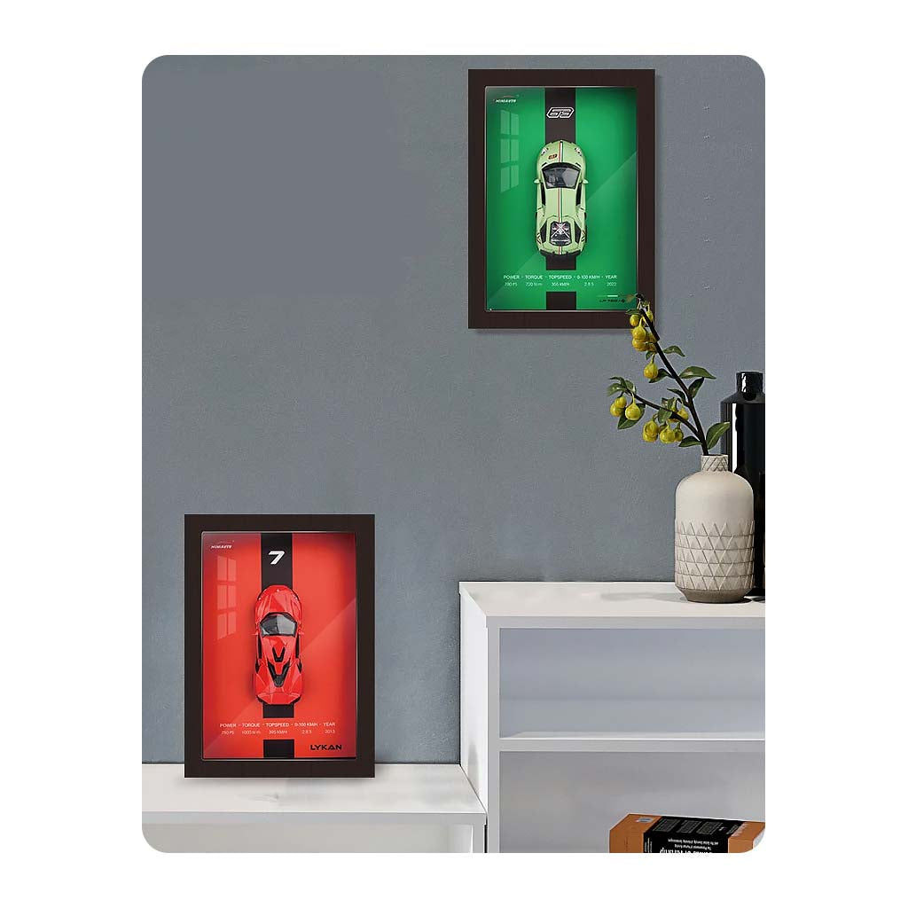 FRAMED LAMBORGHINI LP780-4 POSTER - ULTIMATE MOTORSPORT ART