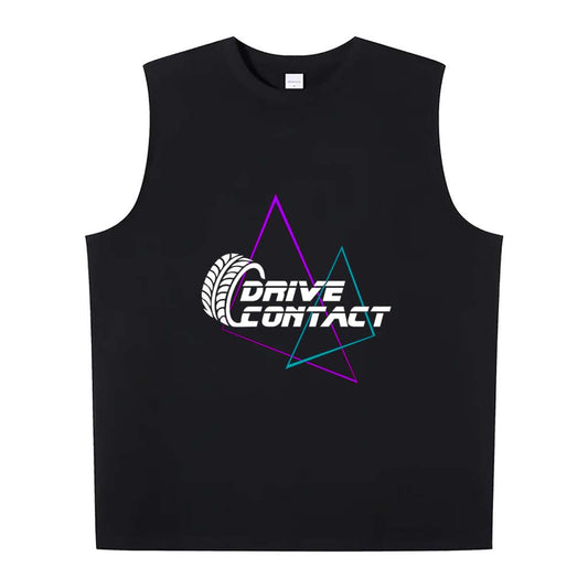 DriveContact - Men's Motorsport Tank Top - BLACK