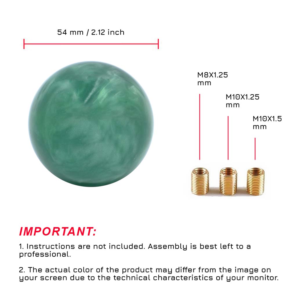 LIGHT GREEN (NAVY) SPHERE SHIFT KNOB