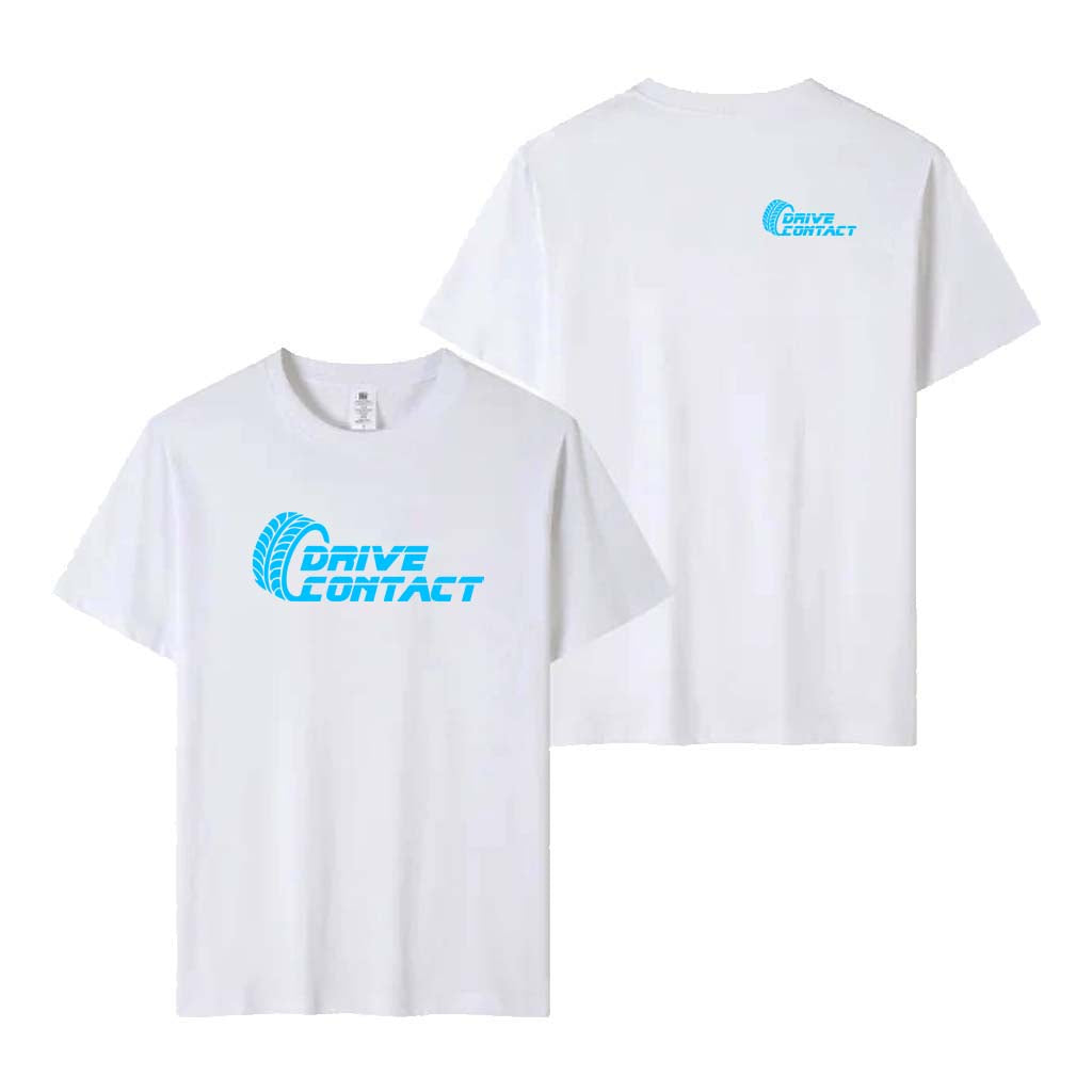 DriveContact Crewneck T-shirt - BLUE LOGO