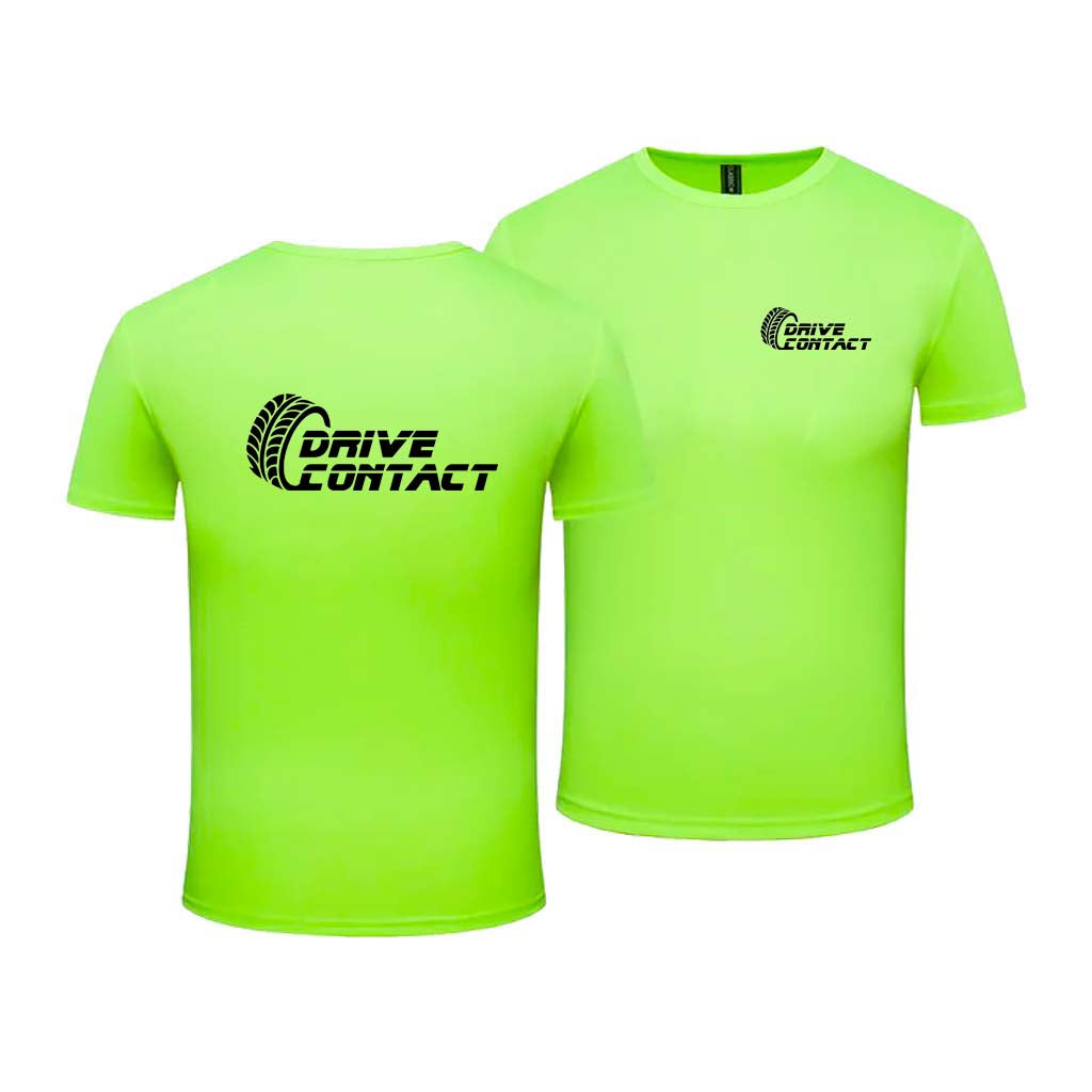 DriveContact Quick-Dry Gym Ready T-Shirt - BRIGHT BRIGHT GREEN