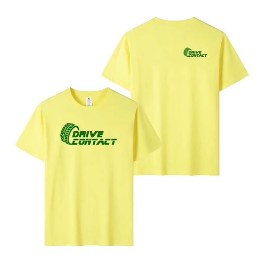 DriveContact Classic Logo Tee (T-shirt) - YELLOW & GREEN