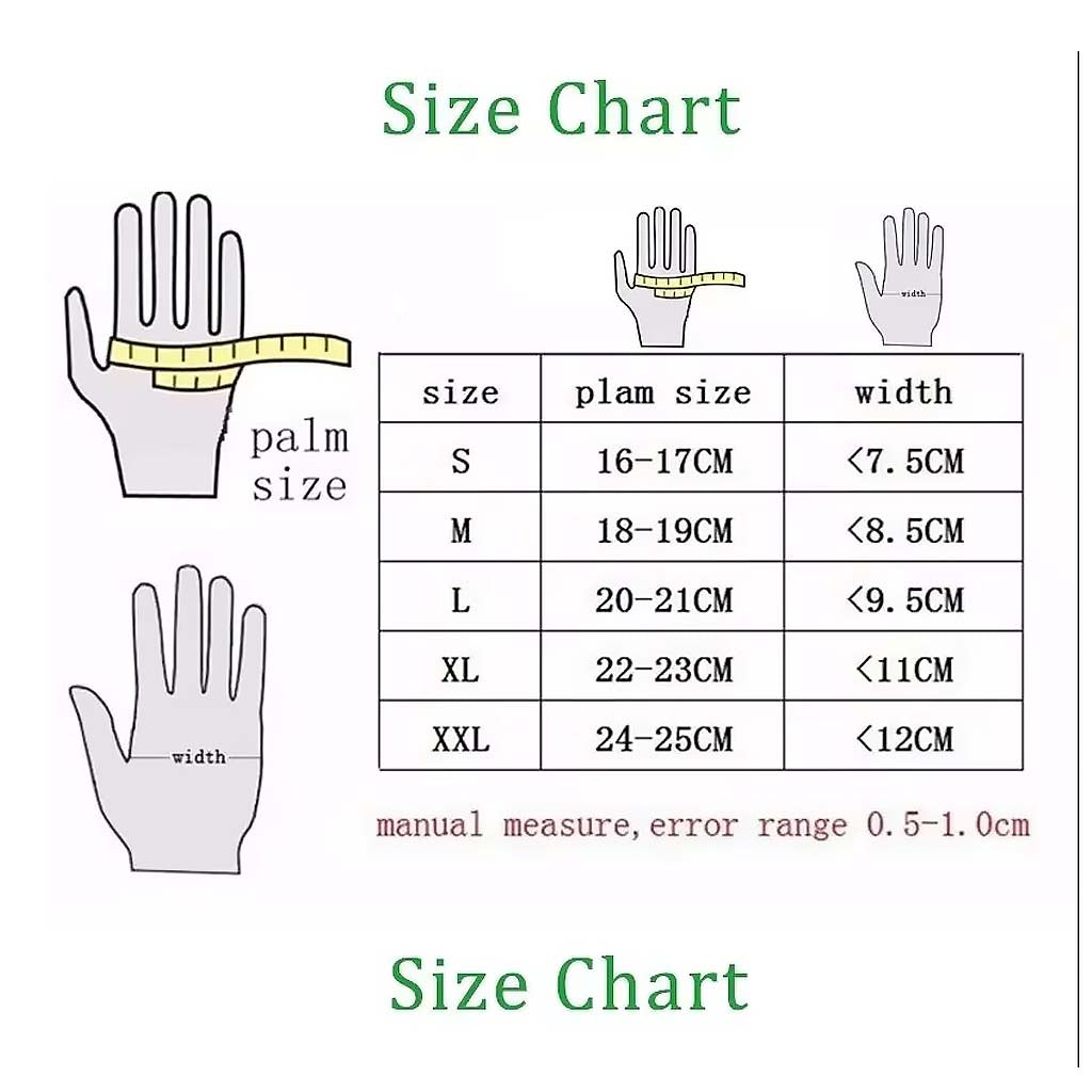 SIZE OF BREATHABLE MOTORSPORT GLOVES FOR SIM RACING