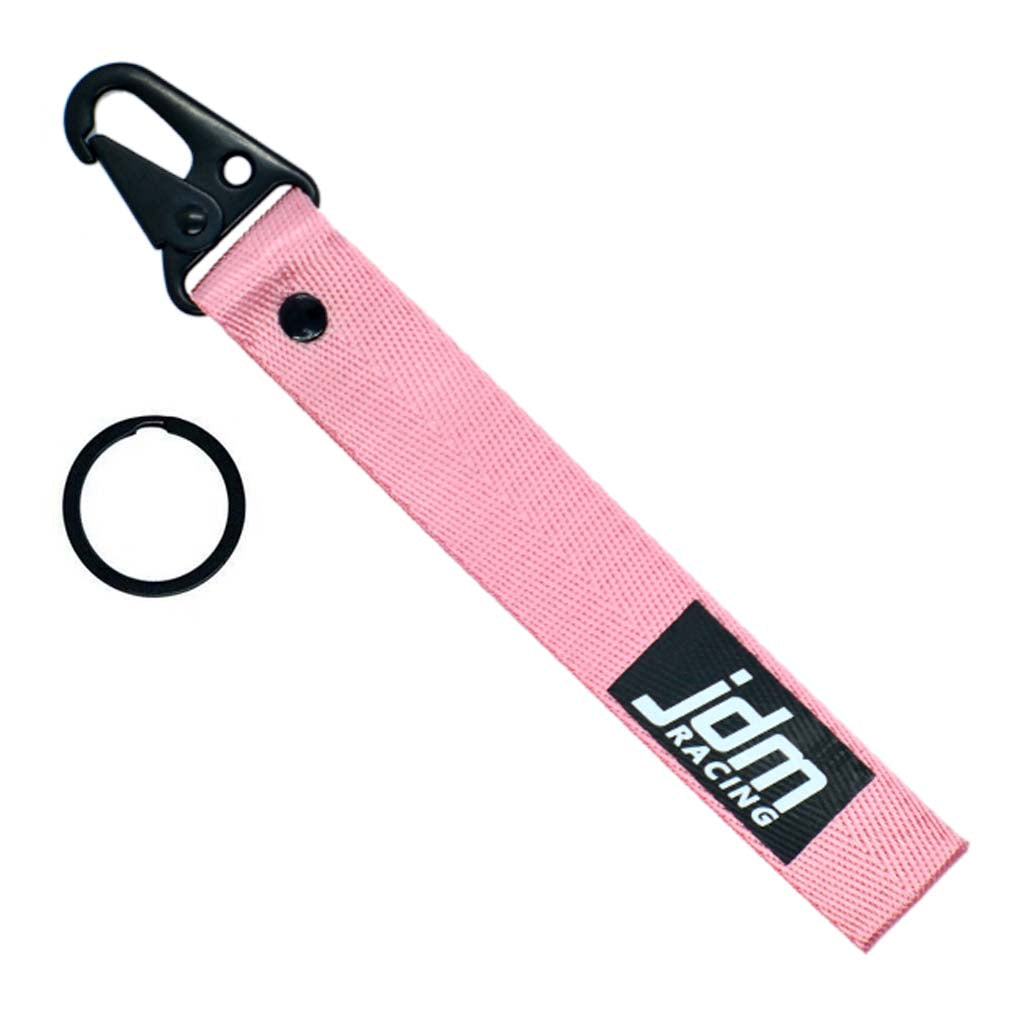 PINK JDM LOOP KEYCHAIN WITH CARABINER