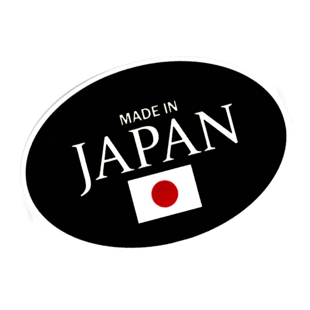 OVAL "MADE IN JAPAN" STICKER