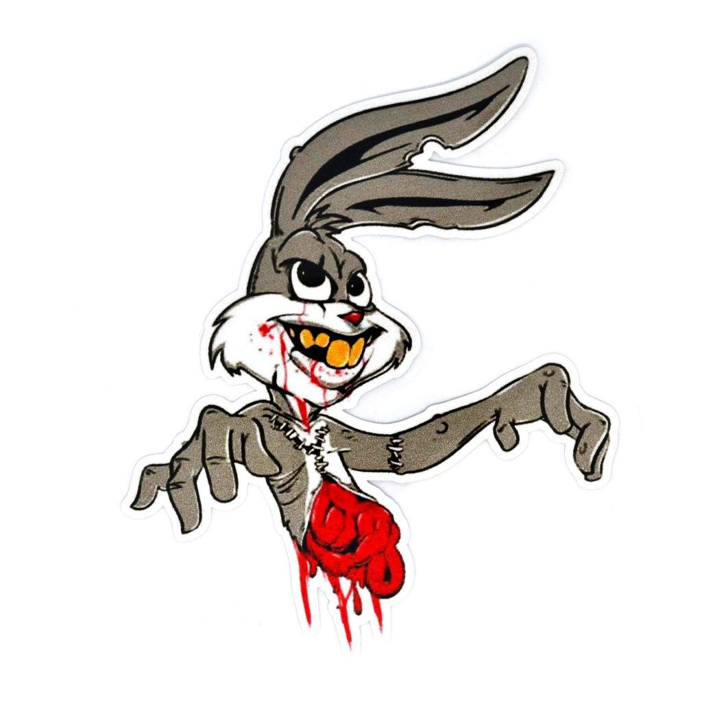 ZOMBIE BUGS BUNNY STICKER