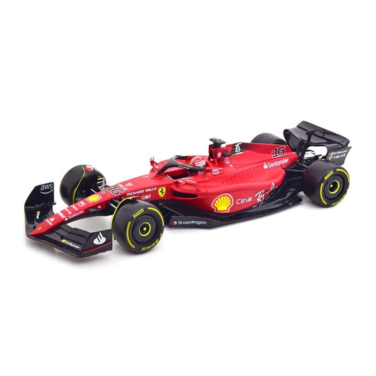 FERRARI F1-75 MEDIUM TYRES 2022 LECLERC BBURAGO - 1:18