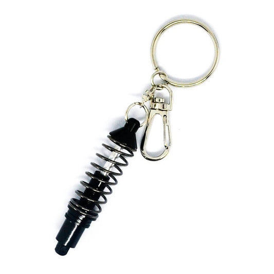 RACING COILOVER KEYCHAIN - BLACK