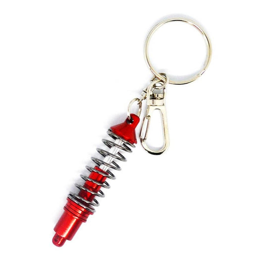 SHOCK ABSORBER MOTORSPORT KEYCHAIN - RED