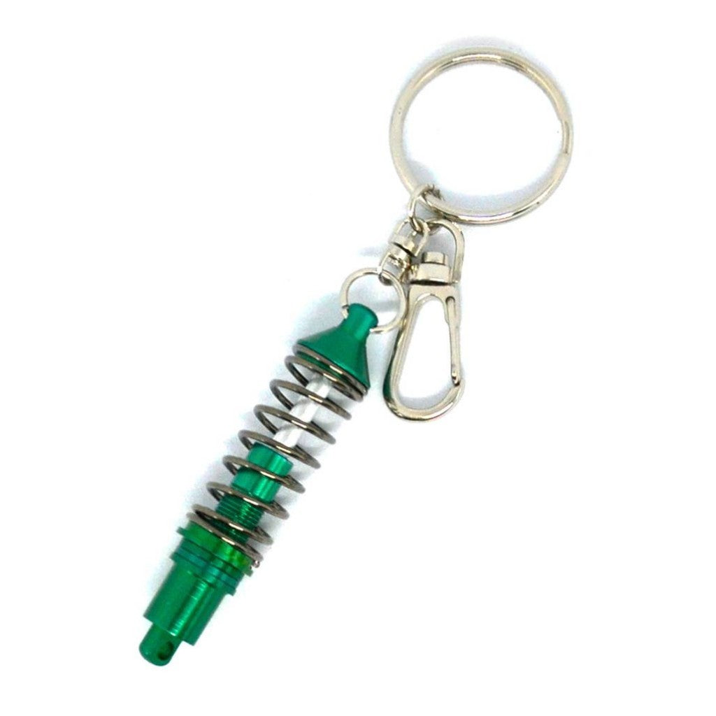 SHOCK ABSORBER MOTORSPORT KEYCHAIN - GREEN
