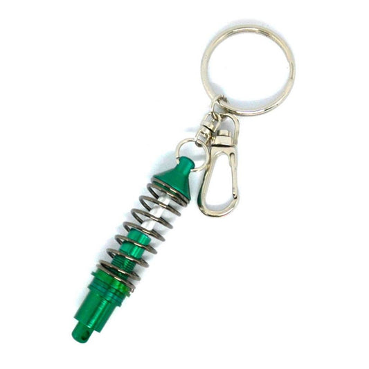 SHOCK ABSORBER MOTORSPORT KEYCHAIN - GREEN