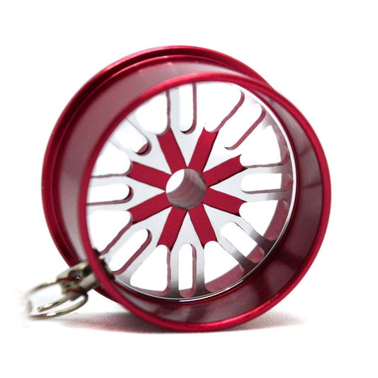 WHEEL-SHAPED RIM WITH CARABIN - RED