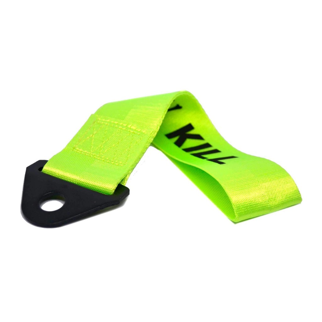 SOFT RACING TOW STRAP - BRIGHT GREEN