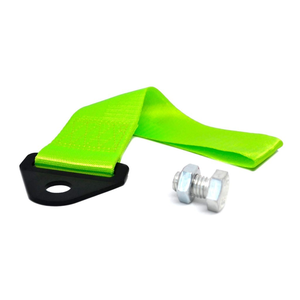 UNIVERSAL RACING TOW STRAP - SALAD GREEN