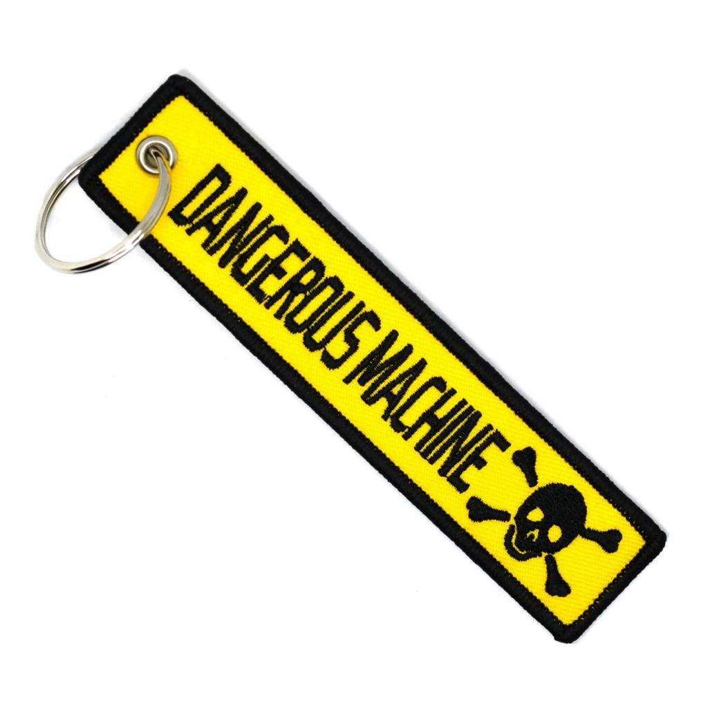 DANGEROUS MACHINE - Keychain Tag