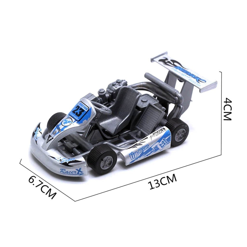 KART HMK RACING - GREY/BLUE