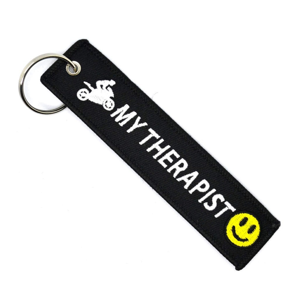 MOTOBIKE MY THERAPIST KEYCHAIN