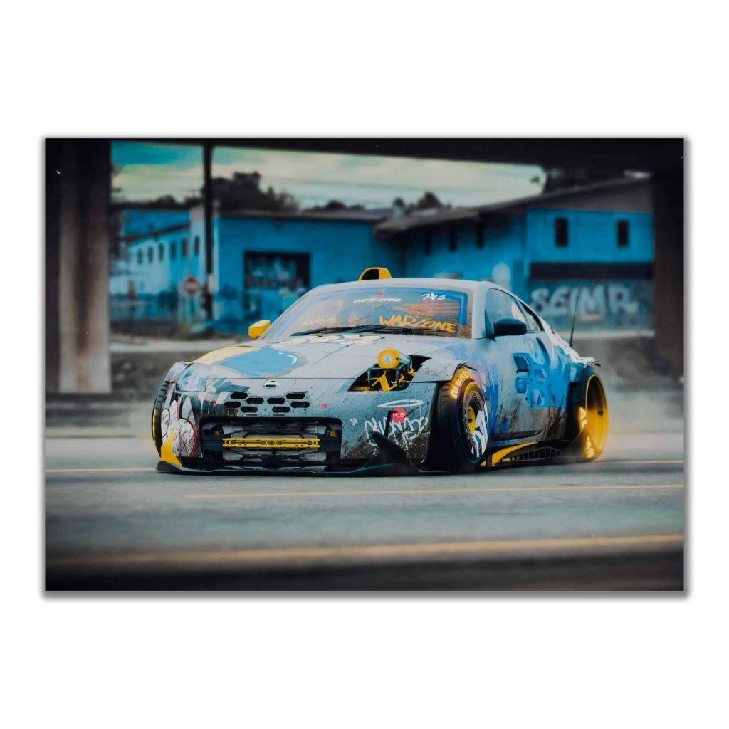 STREET RACING POSTER: NISSAN 350Z WARZONE