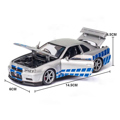 NISSAN SKYLINE GTR R34 - PAUL WALKER - 1:32