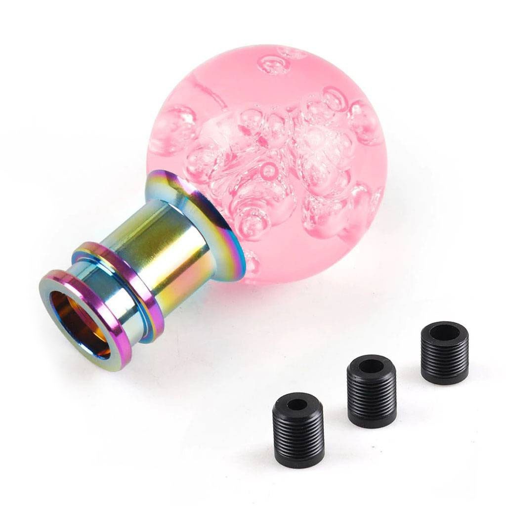 PINK ACRYLIC SPHERE - 'BUBBLE' SHIFT KNOB