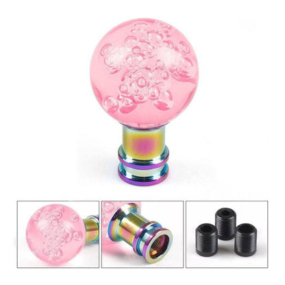 PINK ACRYLIC SPHERE - 'BUBBLE' SHIFT KNOB