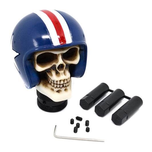 GEAR SHIFT KNOB "SKULL IN A RACING HELMET"