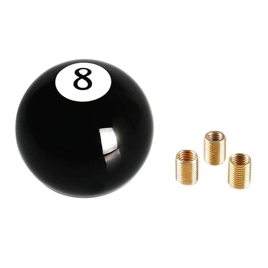 Universal gear shift knob - "Billiard Ball #8"