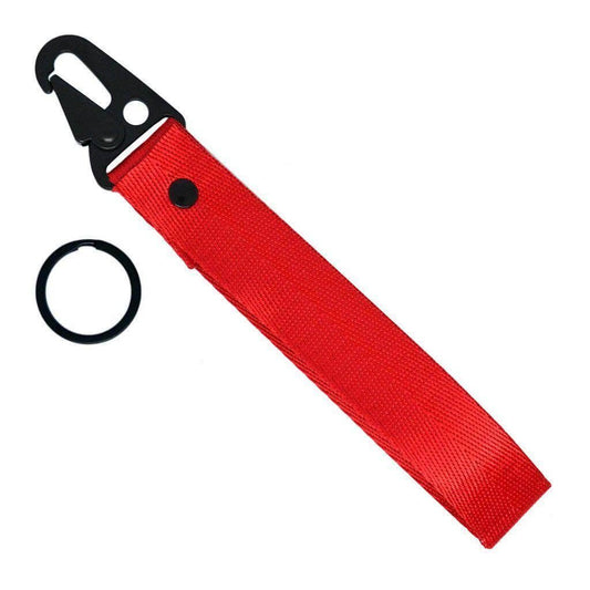 NYLON LOOP KEICHAIN - RED